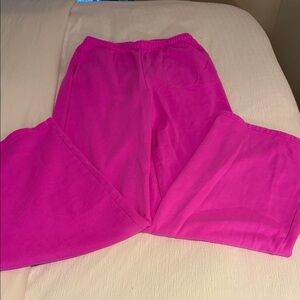 NEVER WORN Viral Pink GAP Fleece Sweatpants- Size S Tall